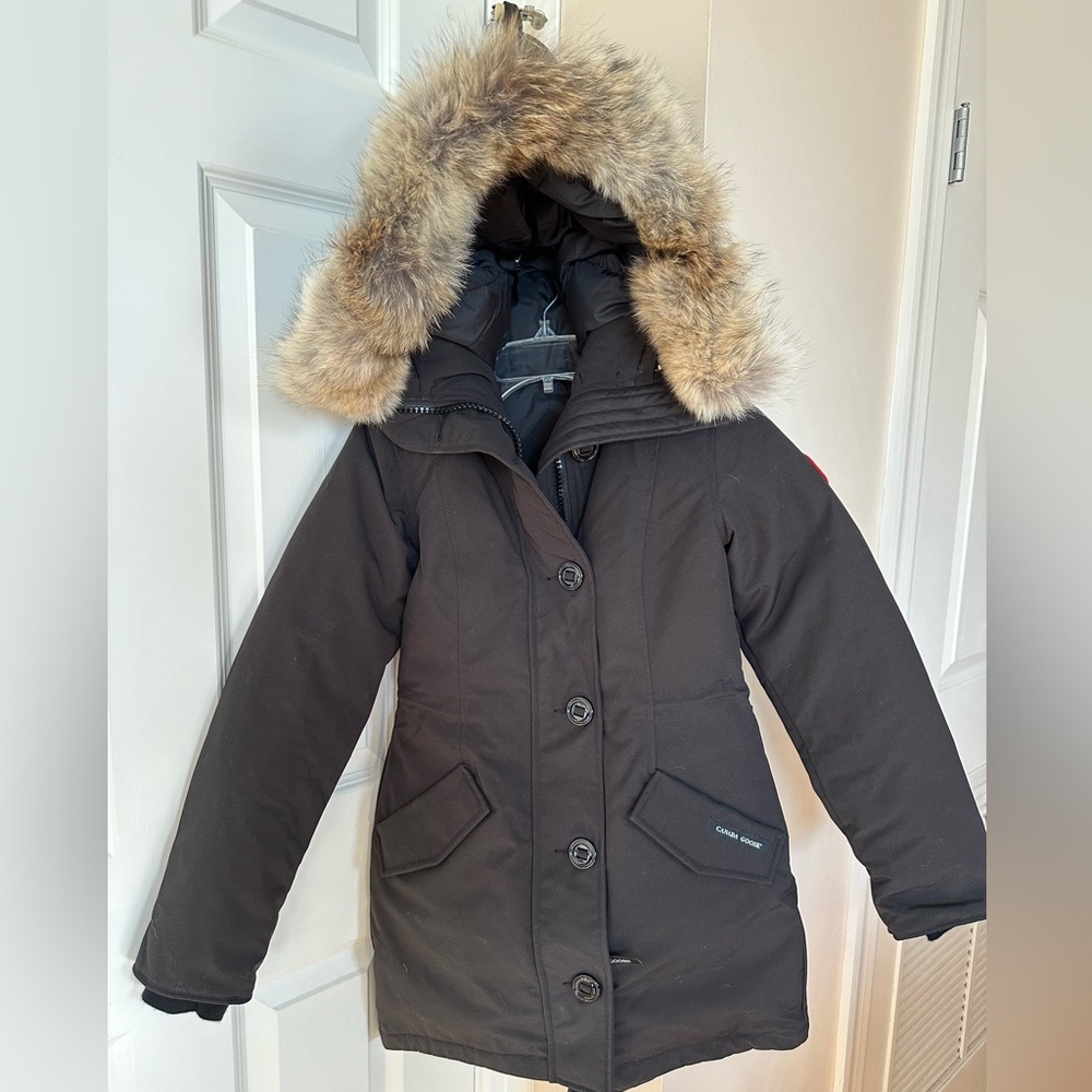 Women’s Canada goose Rossclair Fusion Fit with real fur hood